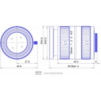 12 MP 4/3" Fixed-Focal 35mm