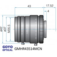1 inch Format 35mm F1.4-16 High Resolution Megapixel Lens